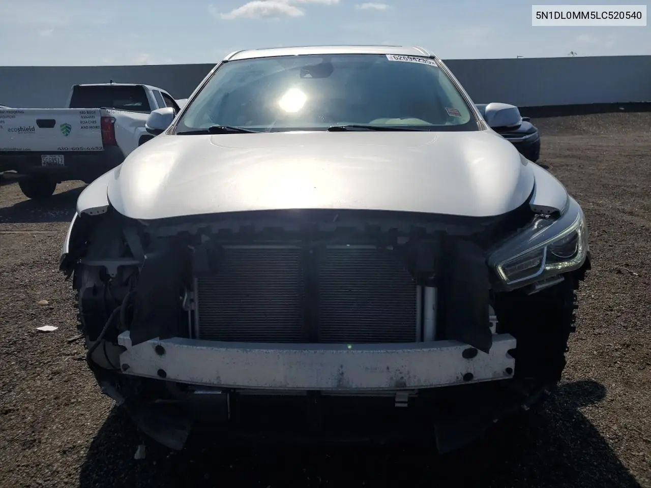 2020 Infiniti Qx60 Luxe VIN: 5N1DL0MM5LC520540 Lot: 62694235