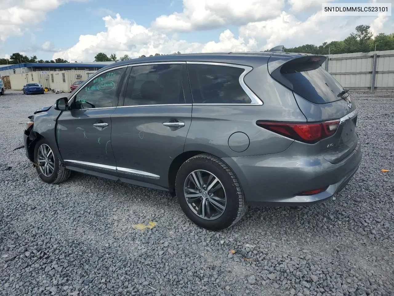 2020 Infiniti Qx60 Luxe VIN: 5N1DL0MM5LC523101 Lot: 62839975