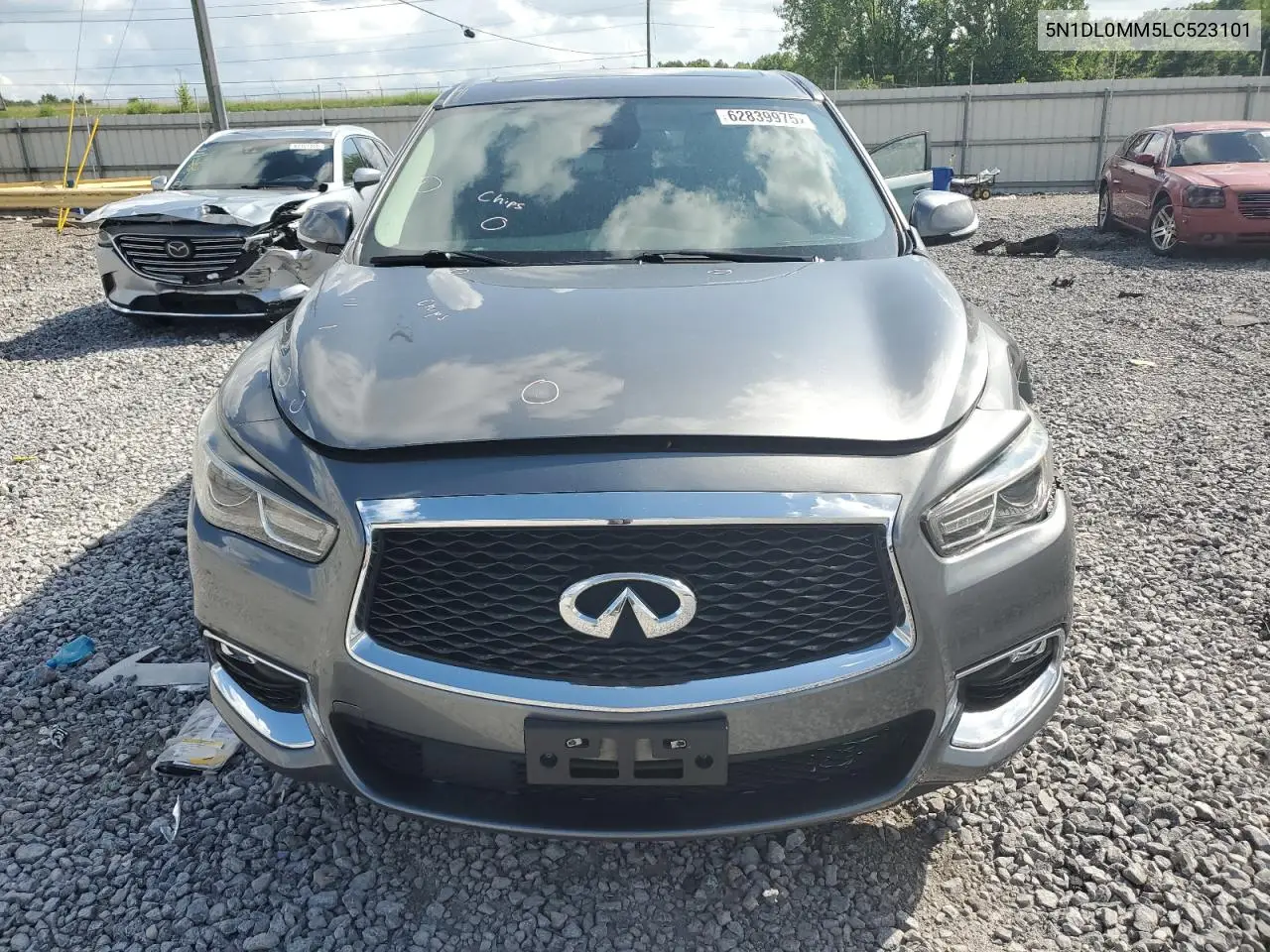 2020 Infiniti Qx60 Luxe VIN: 5N1DL0MM5LC523101 Lot: 62839975