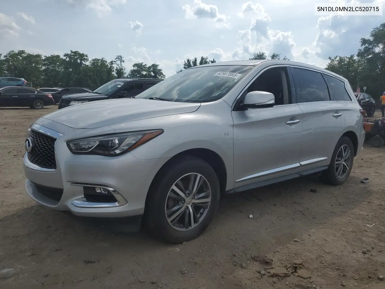 2020 Infiniti Qx60 Luxe VIN: 5N1DL0MN2LC520715 Lot: 62967055