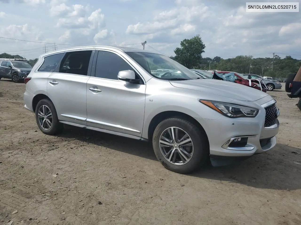 2020 Infiniti Qx60 Luxe VIN: 5N1DL0MN2LC520715 Lot: 62967055