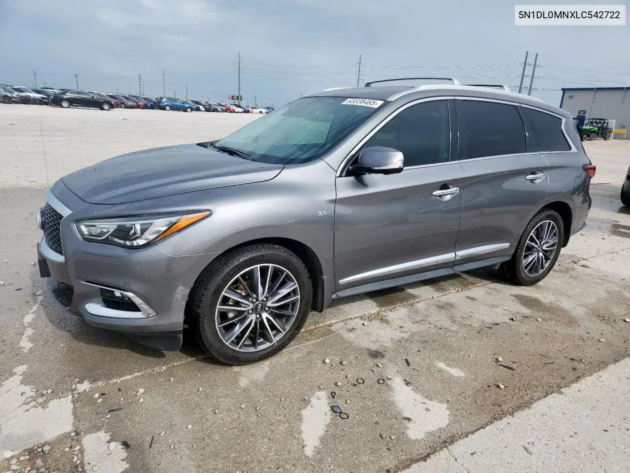 2020 Infiniti Qx60 Luxe VIN: 5N1DL0MNXLC542722 Lot: 63038465