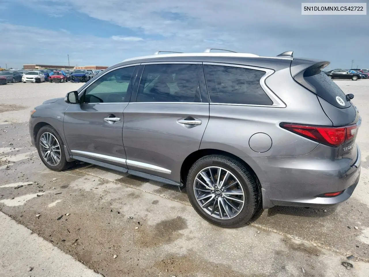 2020 Infiniti Qx60 Luxe VIN: 5N1DL0MNXLC542722 Lot: 63038465