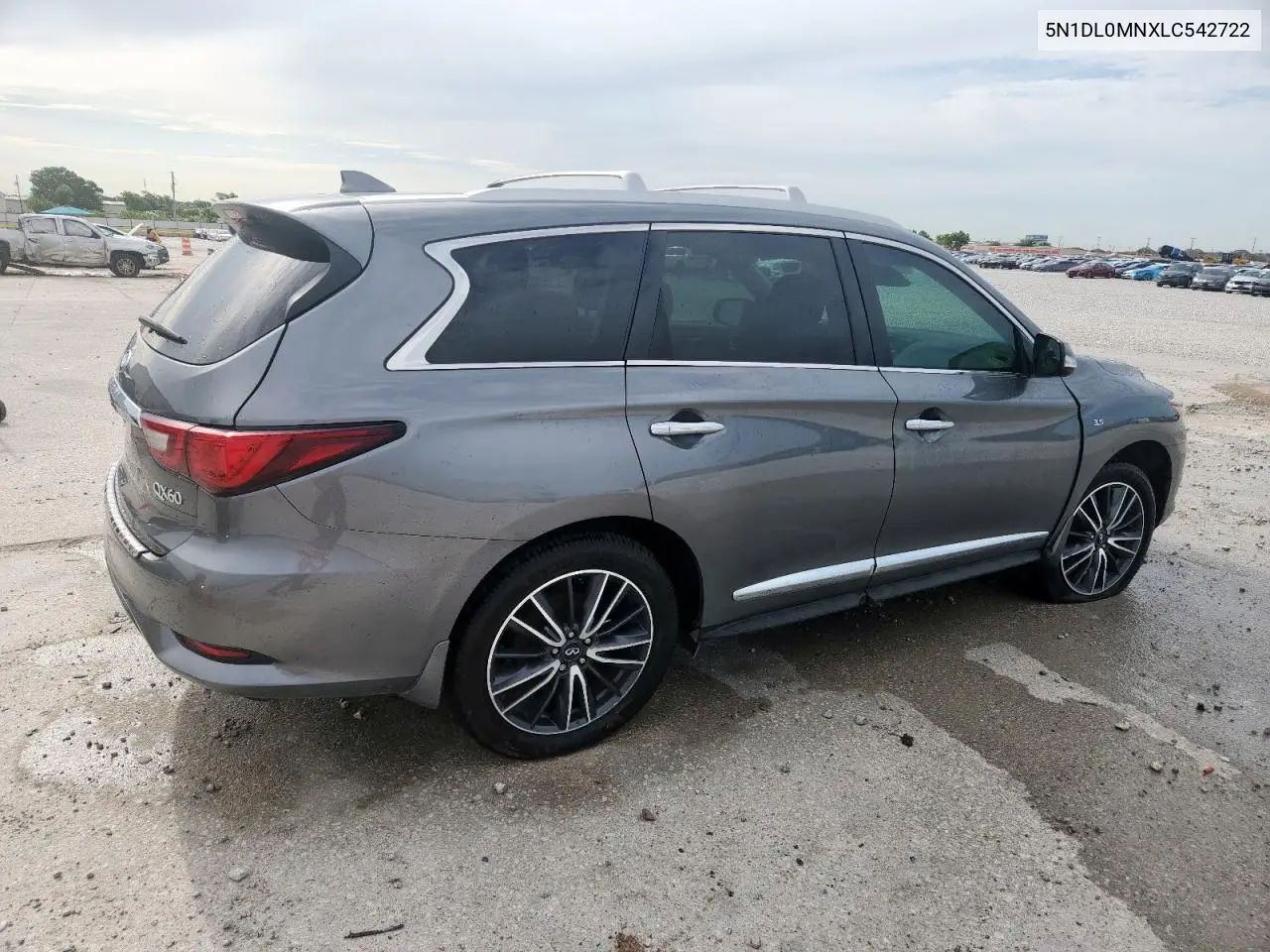 2020 Infiniti Qx60 Luxe VIN: 5N1DL0MNXLC542722 Lot: 63038465