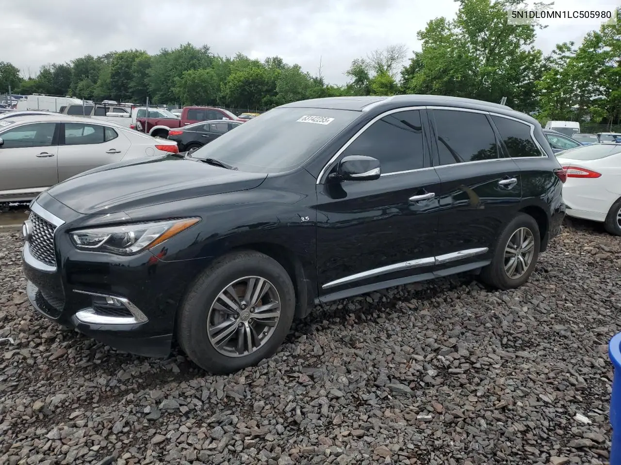 2020 Infiniti Qx60 Luxe VIN: 5N1DL0MN1LC505980 Lot: 63142255