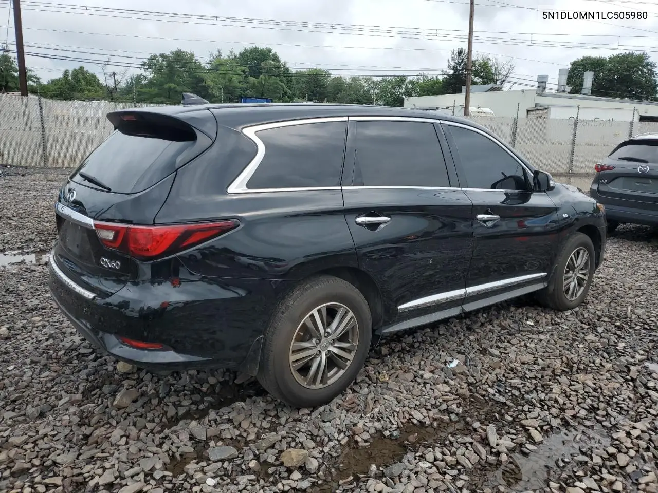 2020 Infiniti Qx60 Luxe VIN: 5N1DL0MN1LC505980 Lot: 63142255