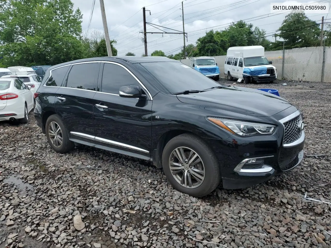 2020 Infiniti Qx60 Luxe VIN: 5N1DL0MN1LC505980 Lot: 63142255