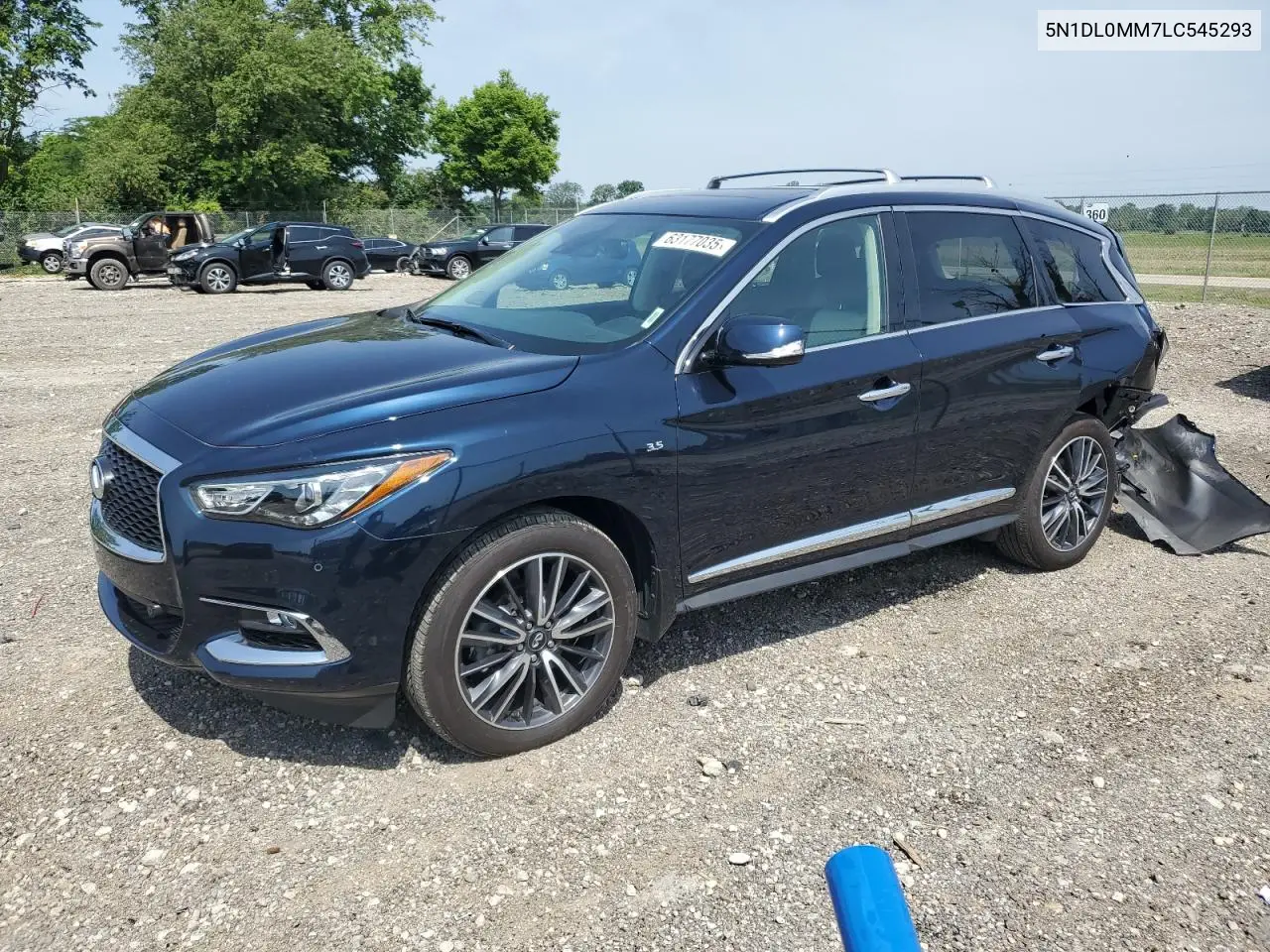 2020 Infiniti Qx60 Luxe VIN: 5N1DL0MM7LC545293 Lot: 63177035