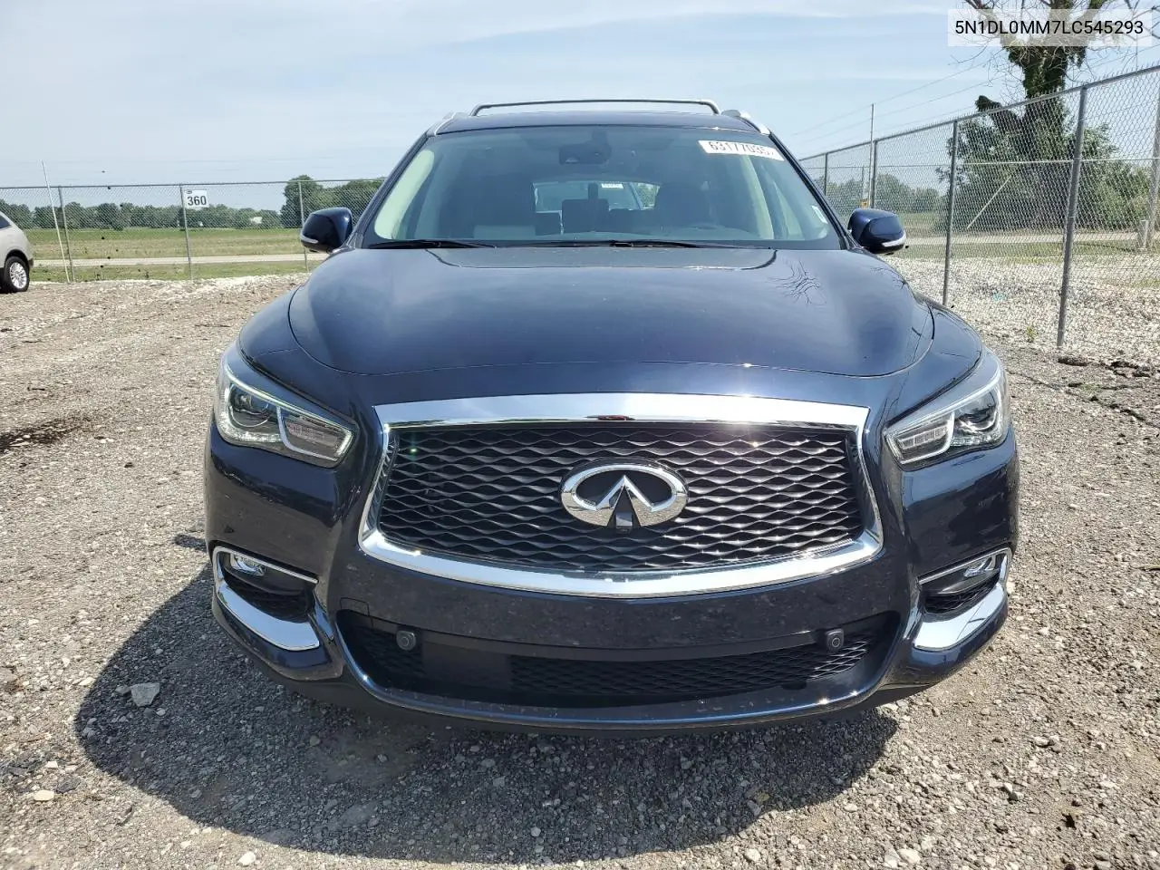 2020 Infiniti Qx60 Luxe VIN: 5N1DL0MM7LC545293 Lot: 63177035