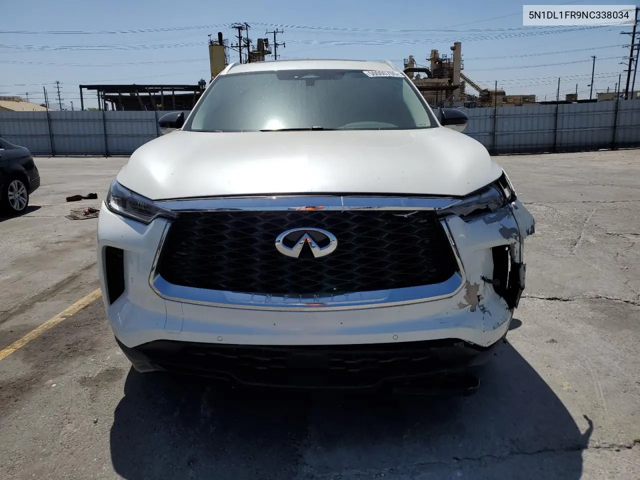 2022 Infiniti Qx60 Luxe VIN: 5N1DL1FR9NC338034 Lot: 50000705