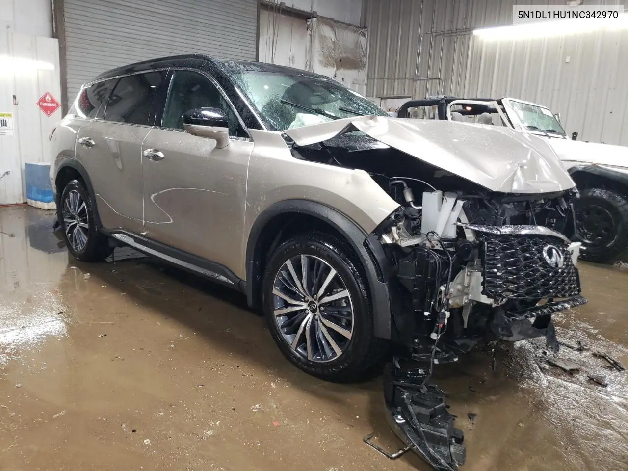 2022 Infiniti Qx60 Autograph VIN: 5N1DL1HU1NC342970 Lot: 50912515
