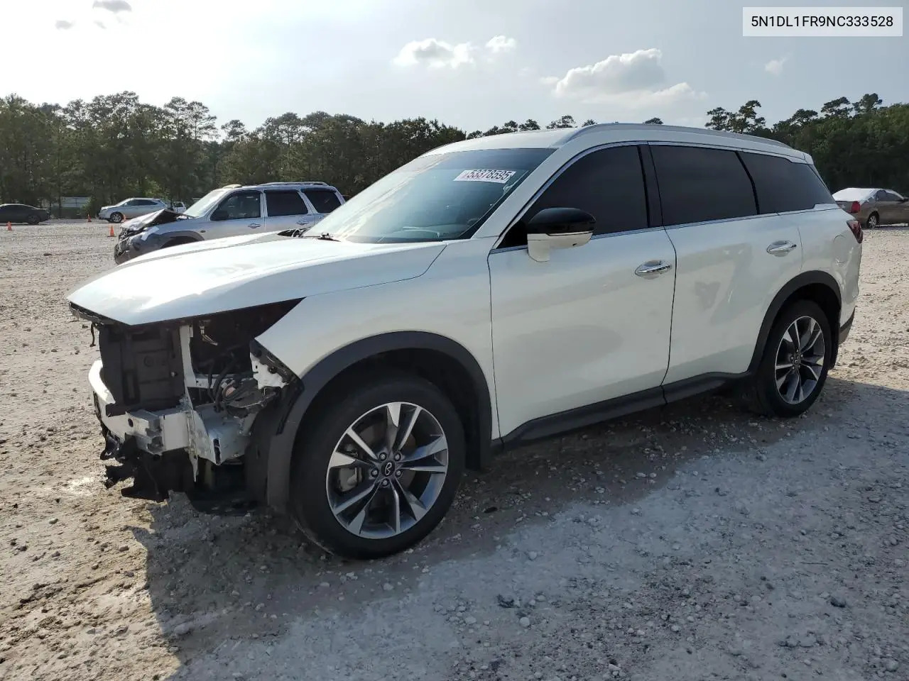 2022 Infiniti Qx60 Luxe VIN: 5N1DL1FR9NC333528 Lot: 53378595