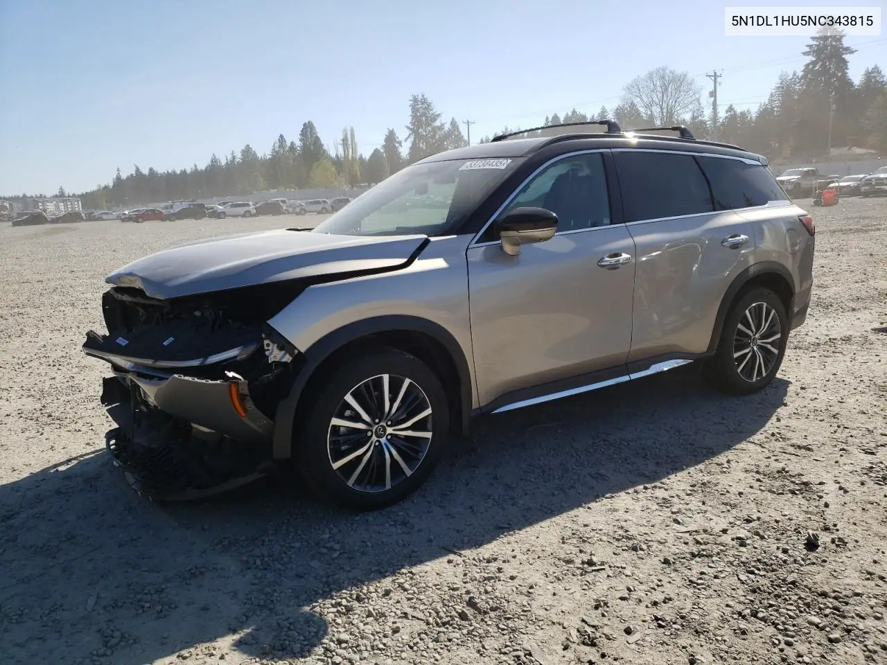 2022 Infiniti Qx60 Autograph VIN: 5N1DL1HU5NC343815 Lot: 53738435