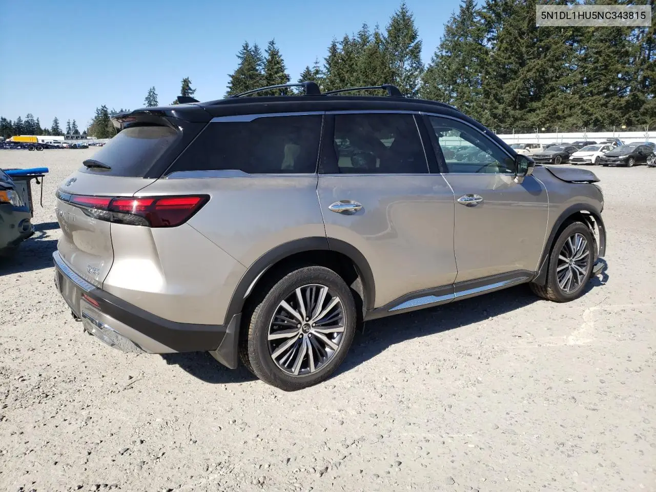 2022 Infiniti Qx60 Autograph VIN: 5N1DL1HU5NC343815 Lot: 53738435