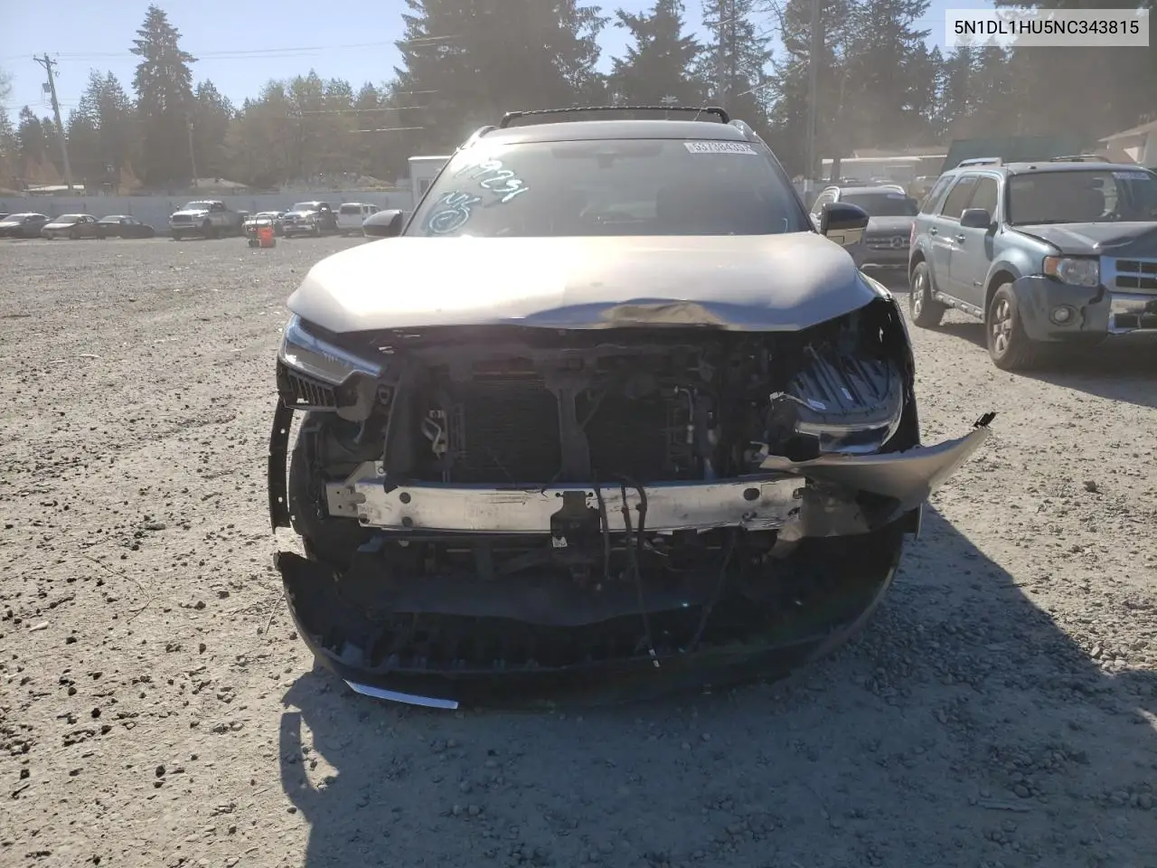2022 Infiniti Qx60 Autograph VIN: 5N1DL1HU5NC343815 Lot: 53738435