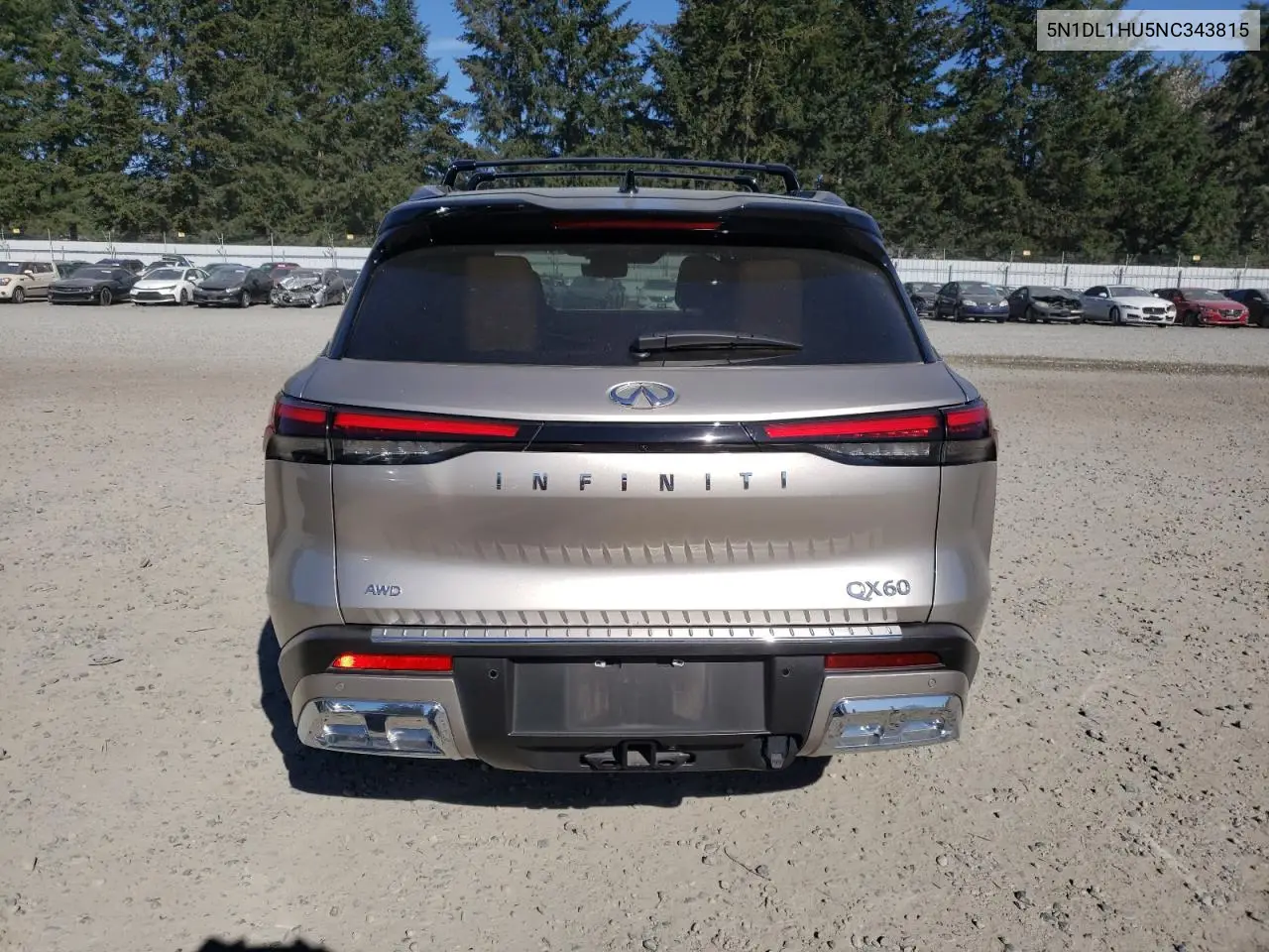 2022 Infiniti Qx60 Autograph VIN: 5N1DL1HU5NC343815 Lot: 53738435