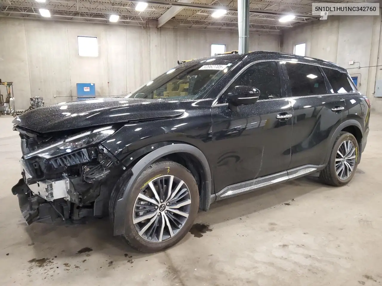 2022 Infiniti Qx60 Autograph VIN: 5N1DL1HU1NC342760 Lot: 53962705