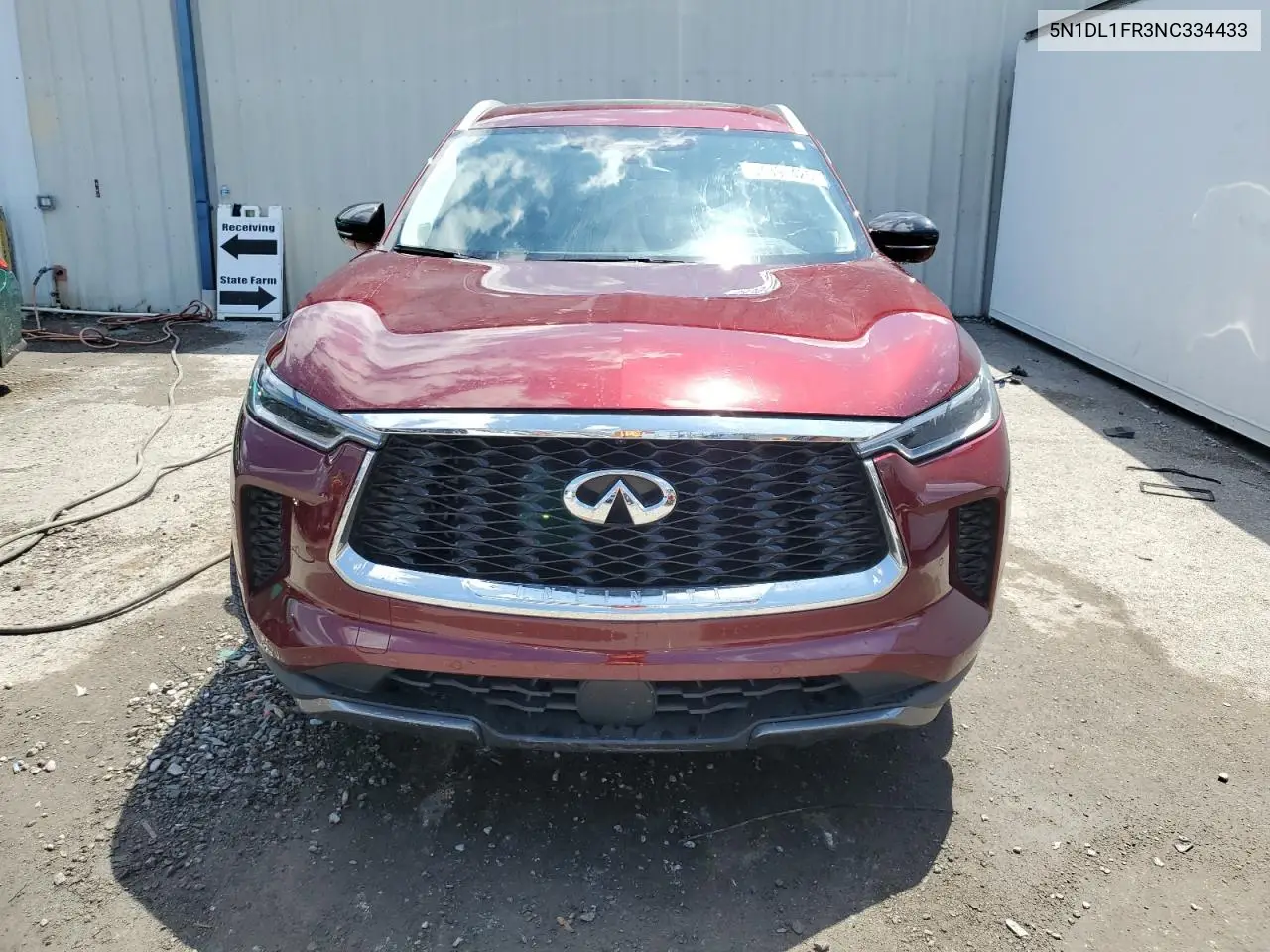 2022 Infiniti Qx60 Luxe VIN: 5N1DL1FR3NC334433 Lot: 54391425