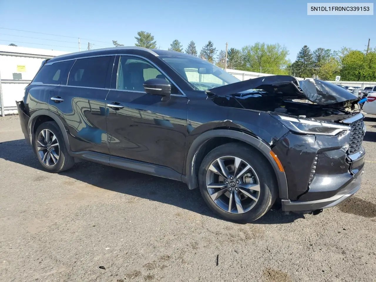 2022 Infiniti Qx60 Luxe VIN: 5N1DL1FR0NC339153 Lot: 54601945
