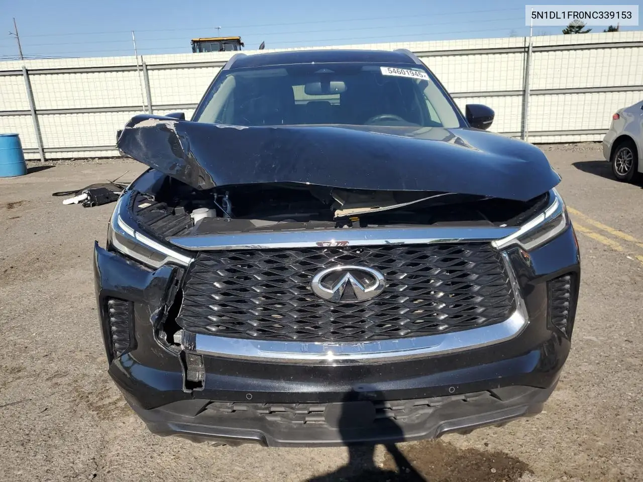 2022 Infiniti Qx60 Luxe VIN: 5N1DL1FR0NC339153 Lot: 54601945