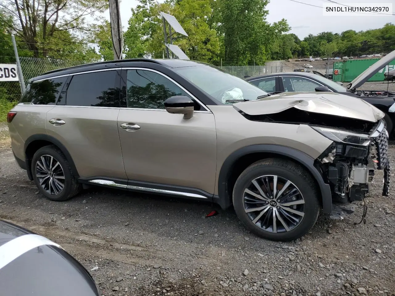 2022 Infiniti Qx60 Autograph VIN: 5N1DL1HU1NC342970 Lot: 58786795