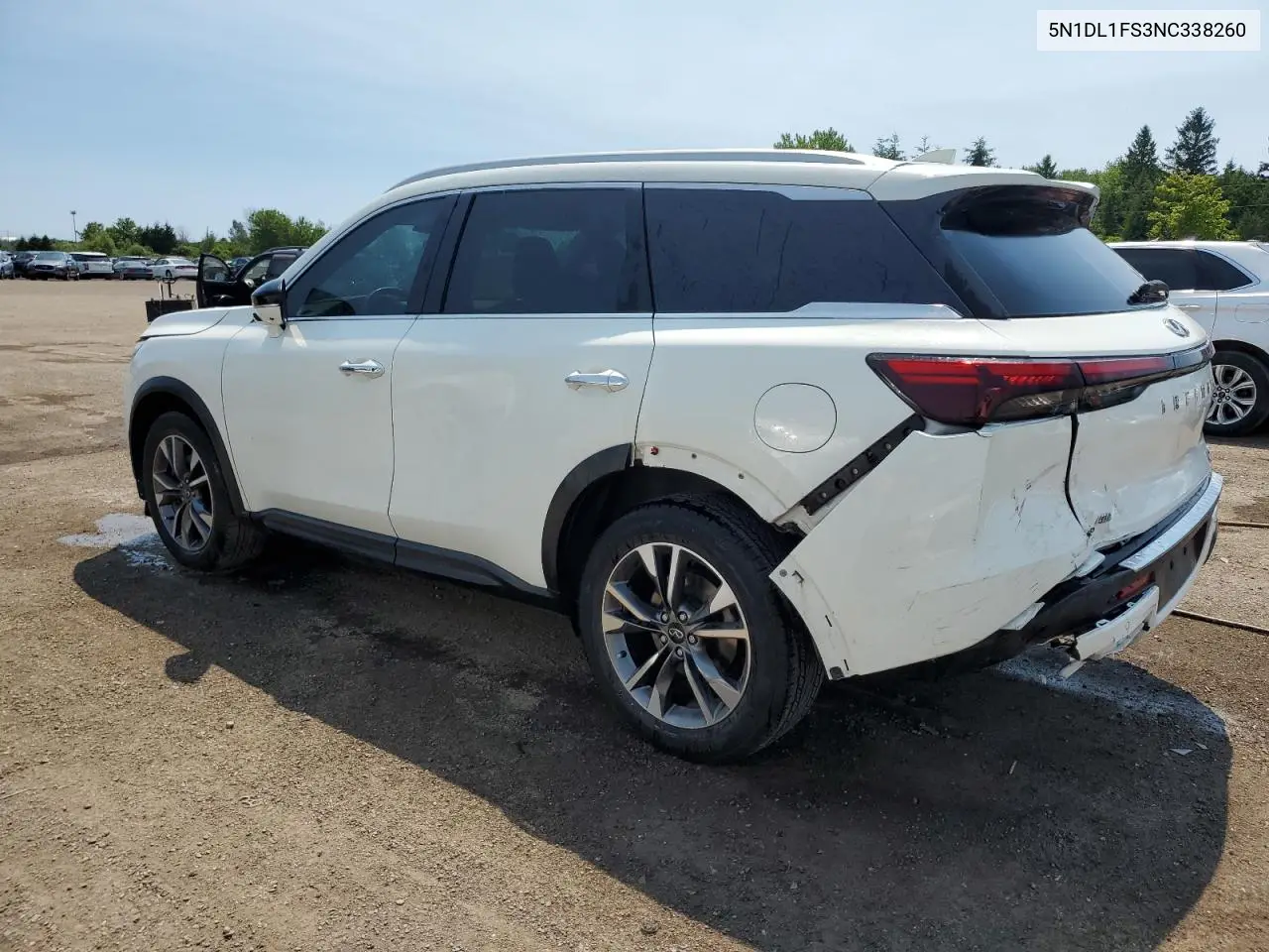 2022 Infiniti Qx60 Luxe VIN: 5N1DL1FS3NC338260 Lot: 59310305
