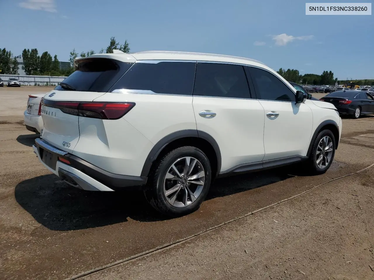 2022 Infiniti Qx60 Luxe VIN: 5N1DL1FS3NC338260 Lot: 59310305