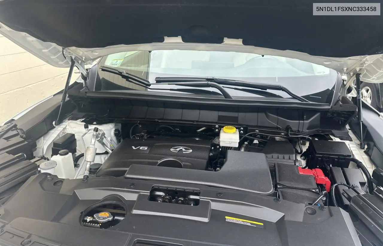 2022 Infiniti Qx60 Luxe VIN: 5N1DL1FSXNC333458 Lot: 61234555