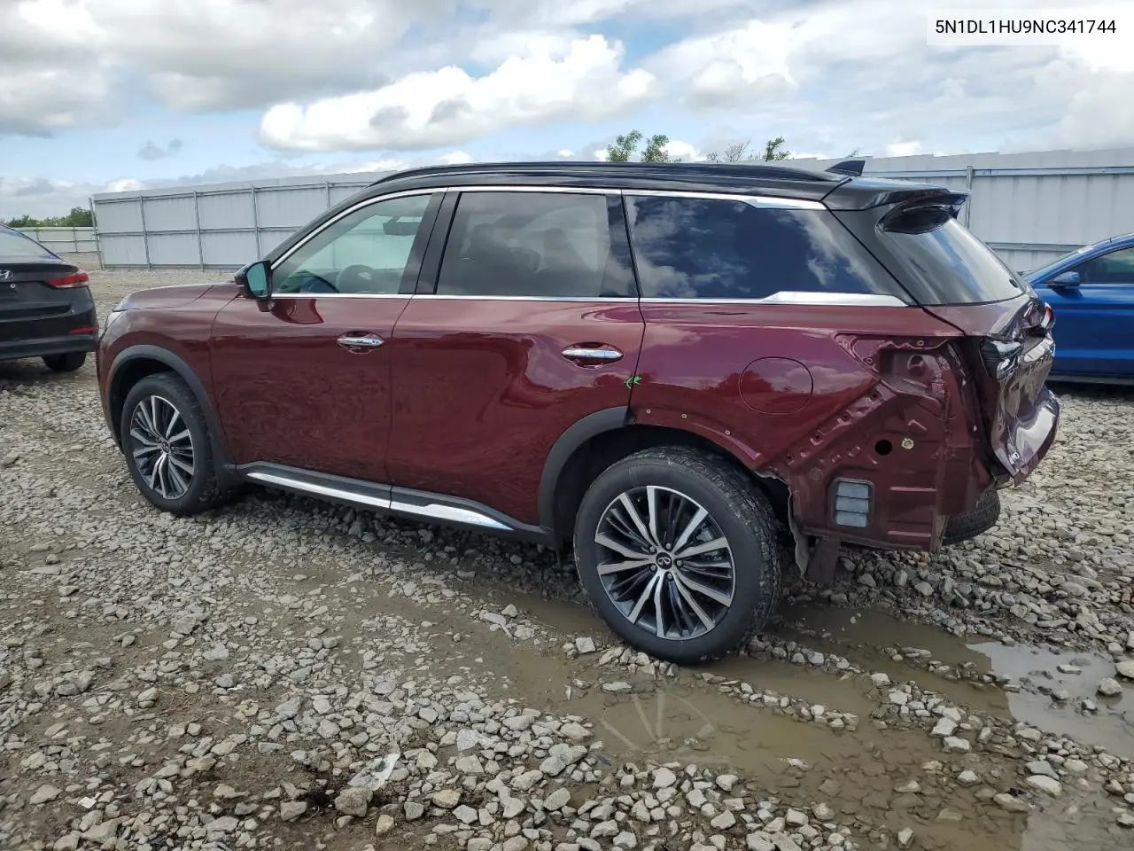 2022 Infiniti Qx60 Autograph VIN: 5N1DL1HU9NC341744 Lot: 62660305