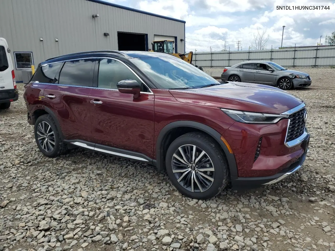 2022 Infiniti Qx60 Autograph VIN: 5N1DL1HU9NC341744 Lot: 62660305