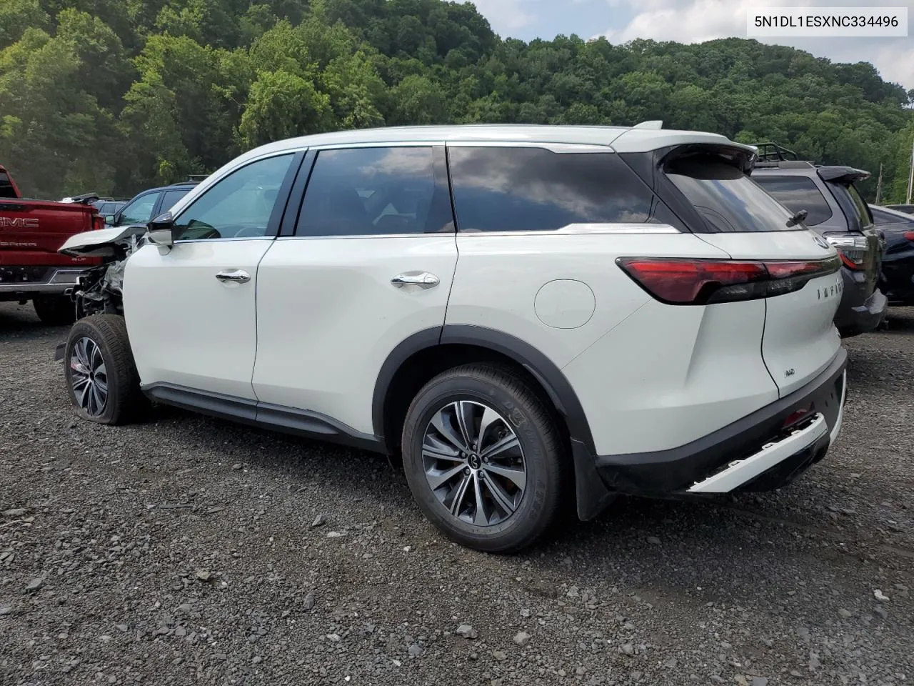 2022 Infiniti Qx60 Pure VIN: 5N1DL1ESXNC334496 Lot: 62676044