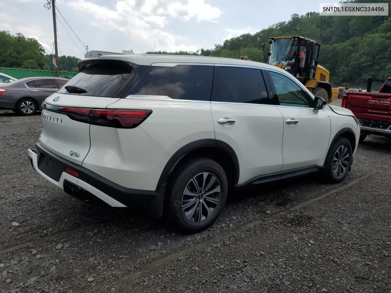 2022 Infiniti Qx60 Pure VIN: 5N1DL1ESXNC334496 Lot: 62676044