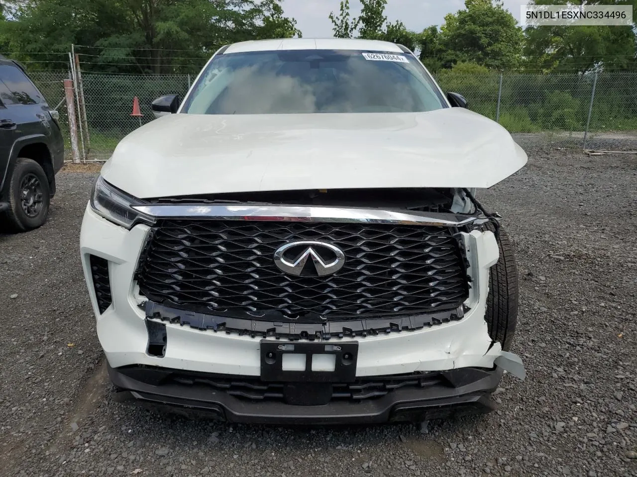 2022 Infiniti Qx60 Pure VIN: 5N1DL1ESXNC334496 Lot: 62676044