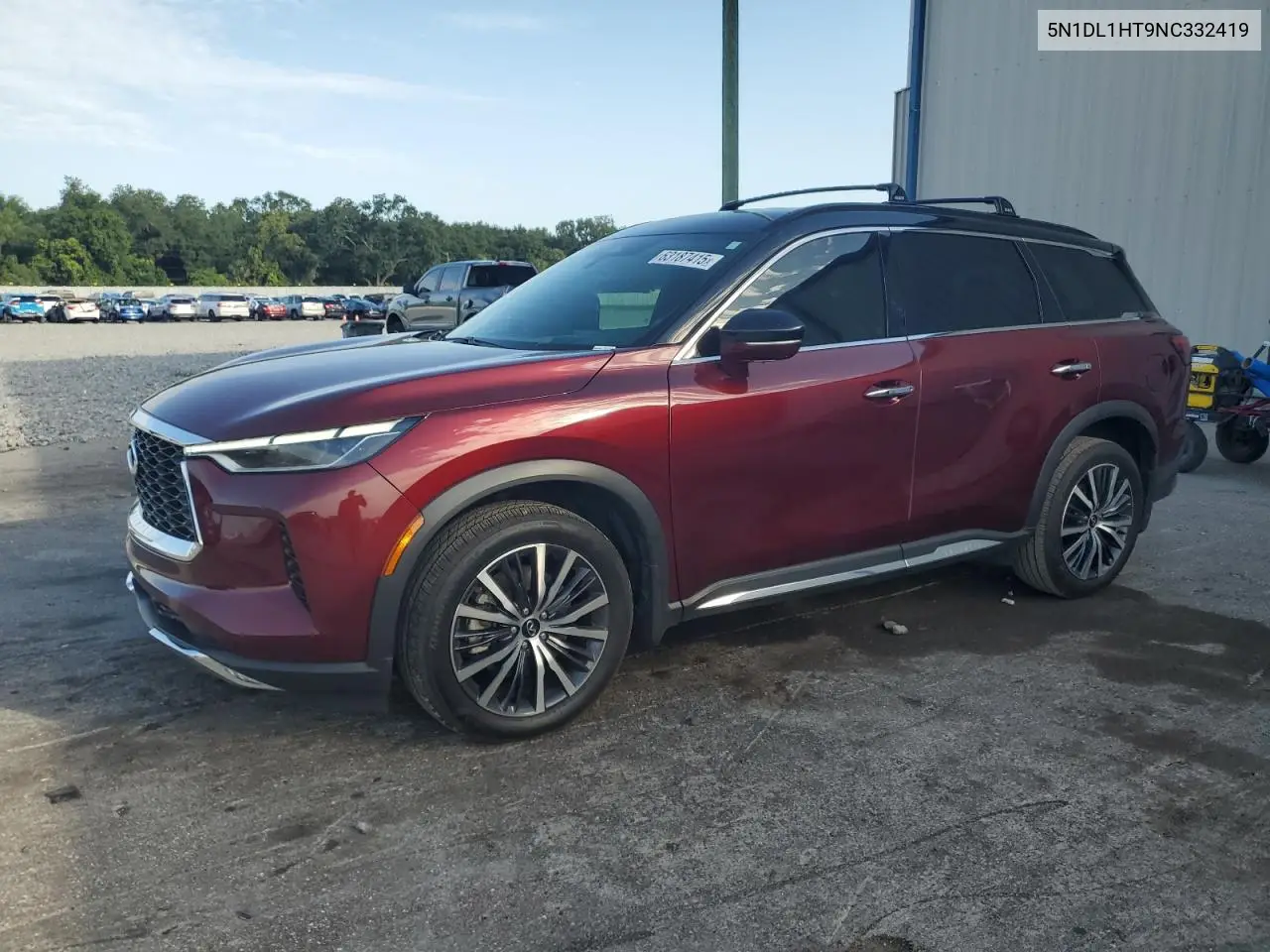 2022 Infiniti Qx60 Autograph VIN: 5N1DL1HT9NC332419 Lot: 63187415