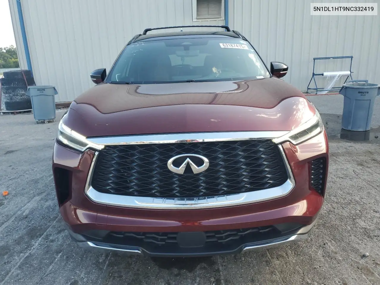 2022 Infiniti Qx60 Autograph VIN: 5N1DL1HT9NC332419 Lot: 63187415