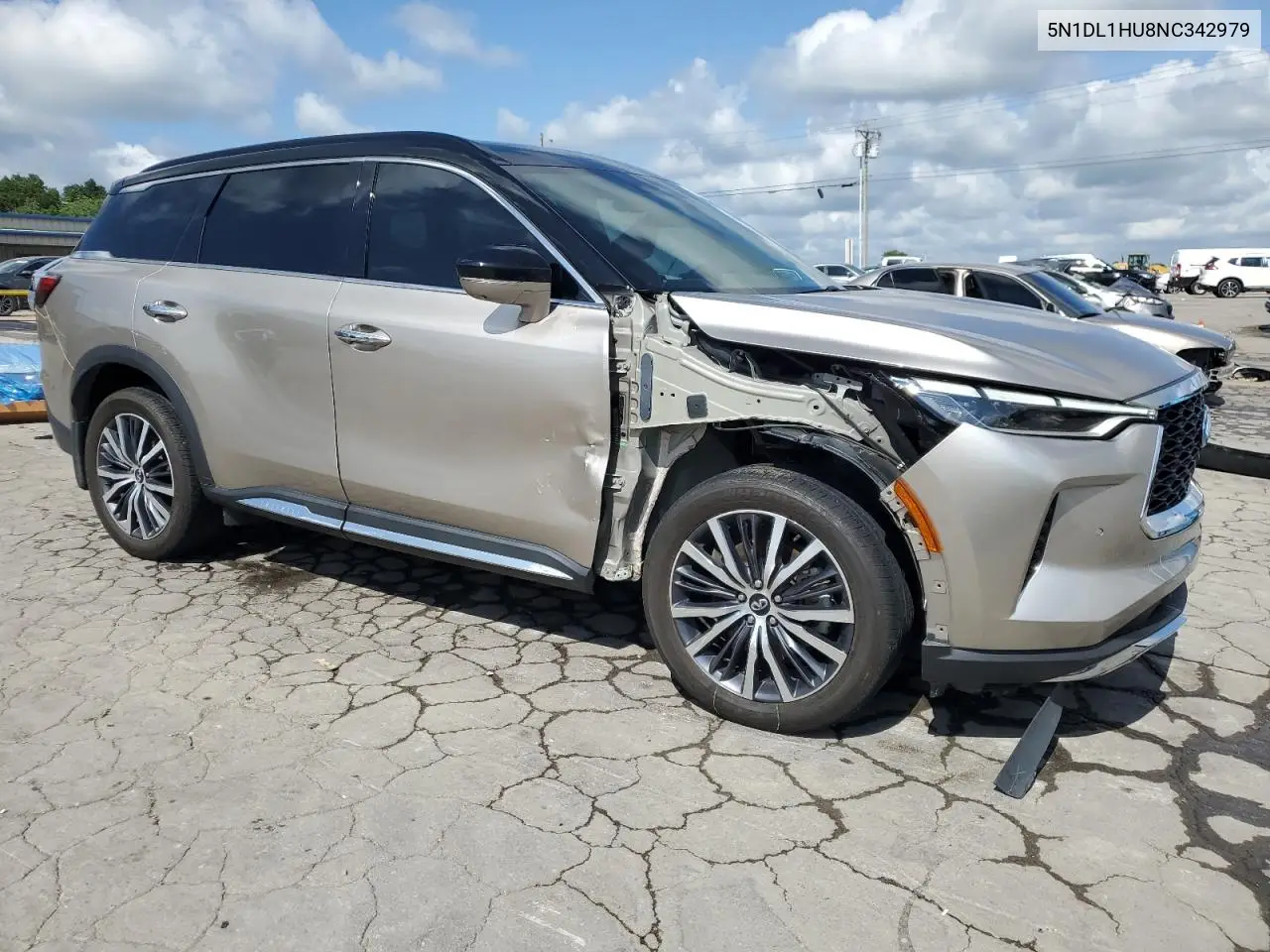 2022 Infiniti Qx60 Autograph VIN: 5N1DL1HU8NC342979 Lot: 63508105