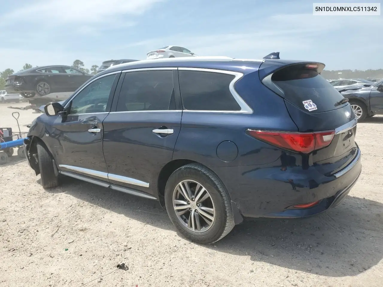 2025 Infiniti Qx60 Luxe VIN: 5N1DL0MNXLC511342 Lot: 56343925