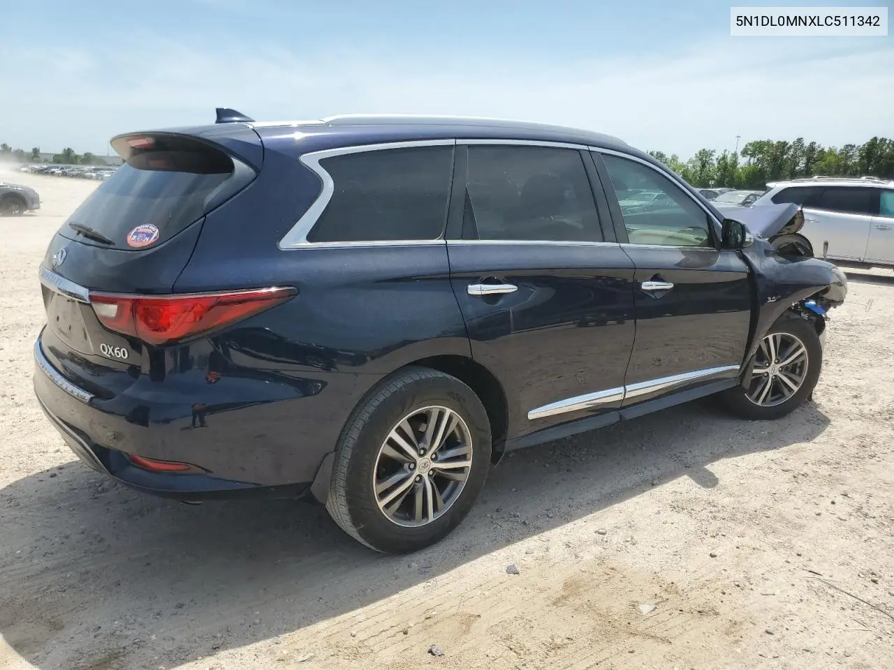 2025 Infiniti Qx60 Luxe VIN: 5N1DL0MNXLC511342 Lot: 56343925