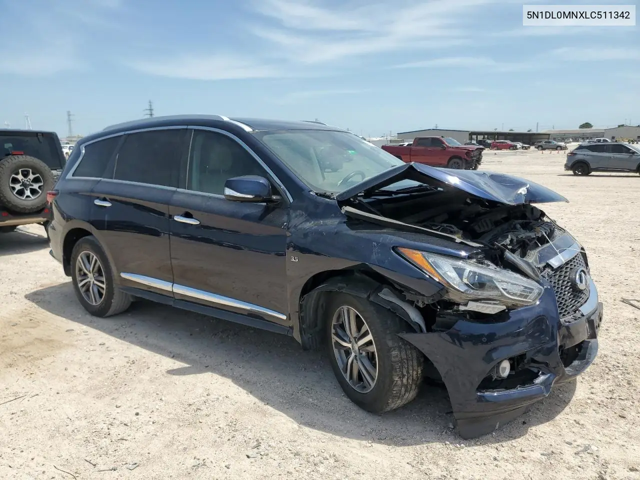 2025 Infiniti Qx60 Luxe VIN: 5N1DL0MNXLC511342 Lot: 56343925