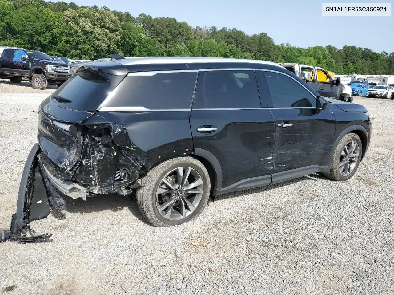 2025 Infiniti Qx60 Luxe VIN: 5N1AL1FR5SC350924 Lot: 56990735