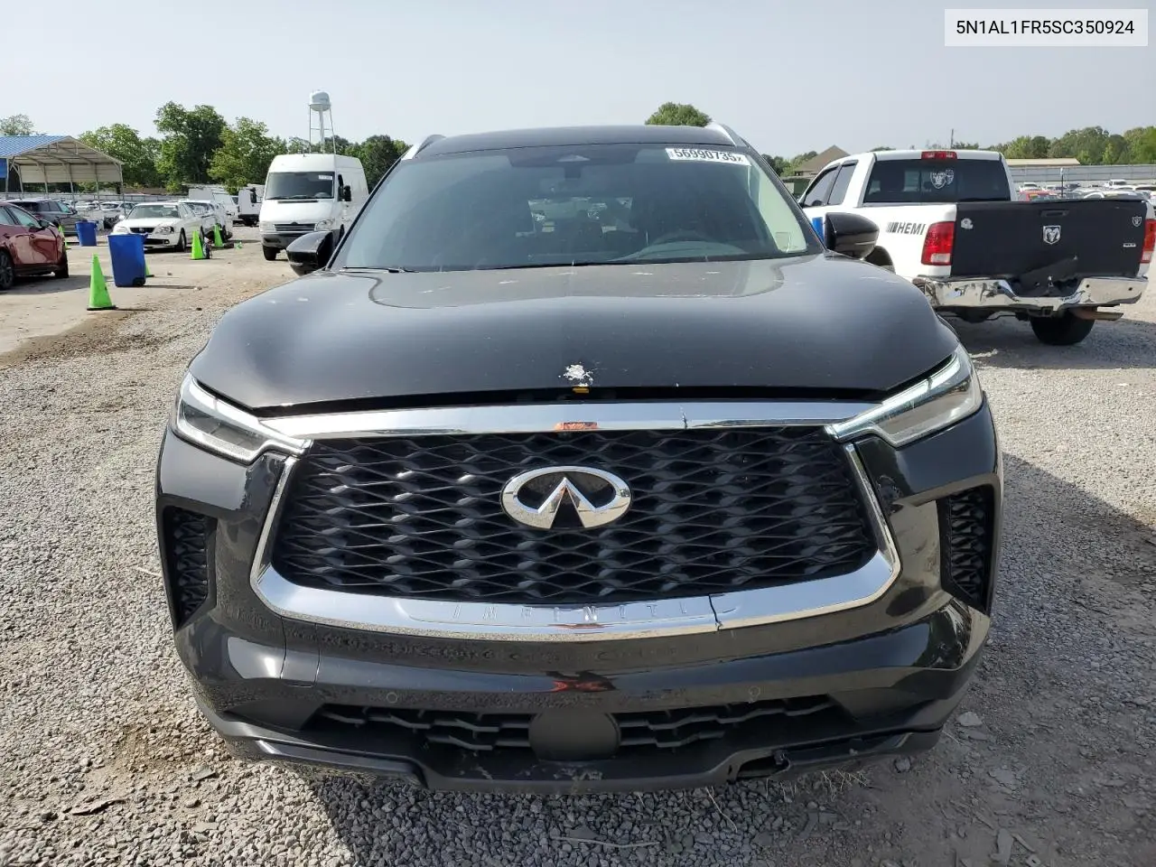2025 Infiniti Qx60 Luxe VIN: 5N1AL1FR5SC350924 Lot: 56990735