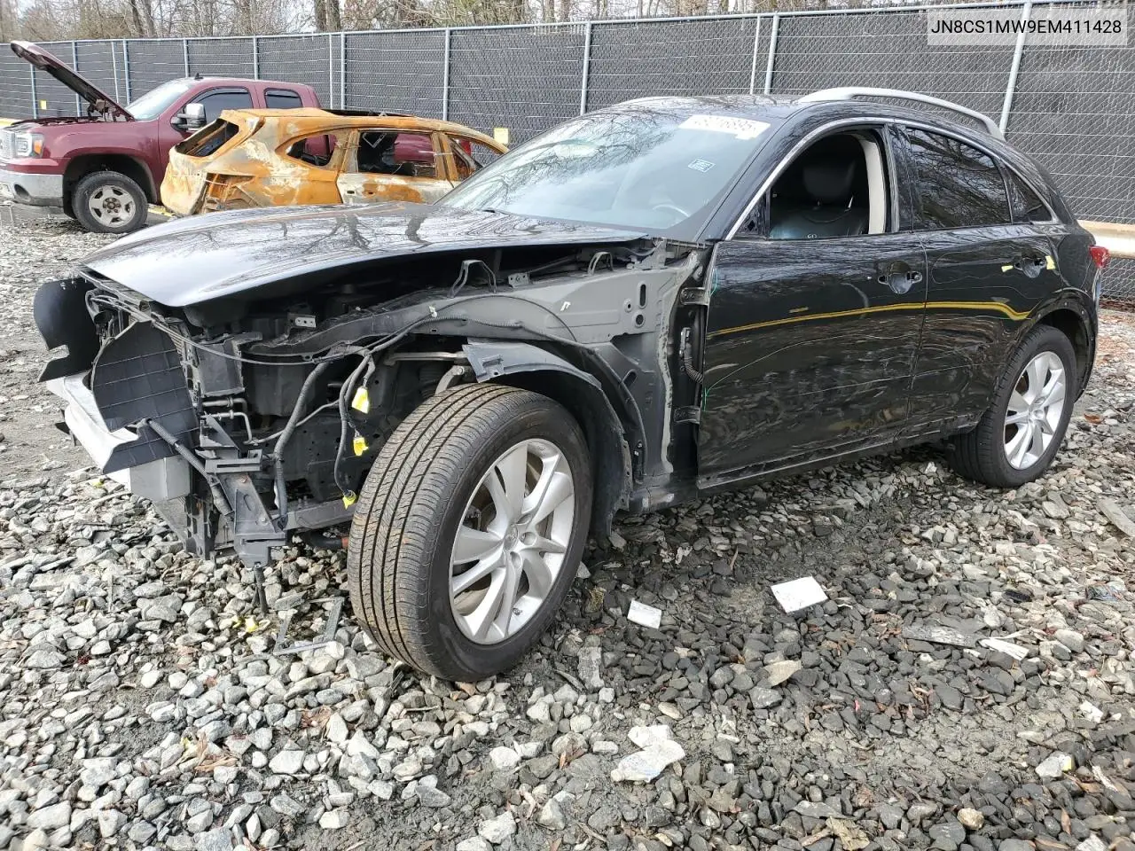 2014 Infiniti Qx70 VIN: JN8CS1MW9EM411428 Lot: 48016895