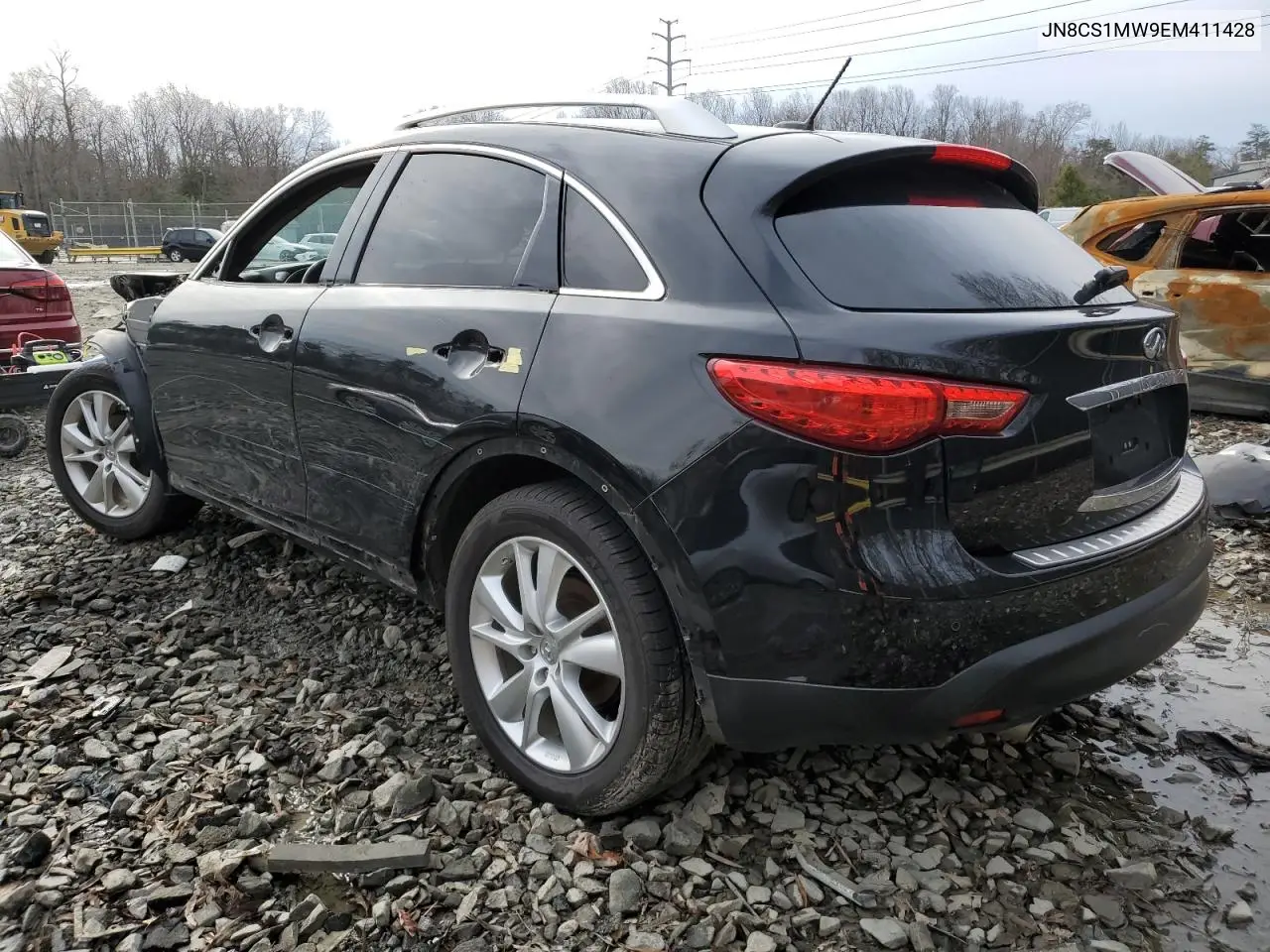 2014 Infiniti Qx70 VIN: JN8CS1MW9EM411428 Lot: 48016895