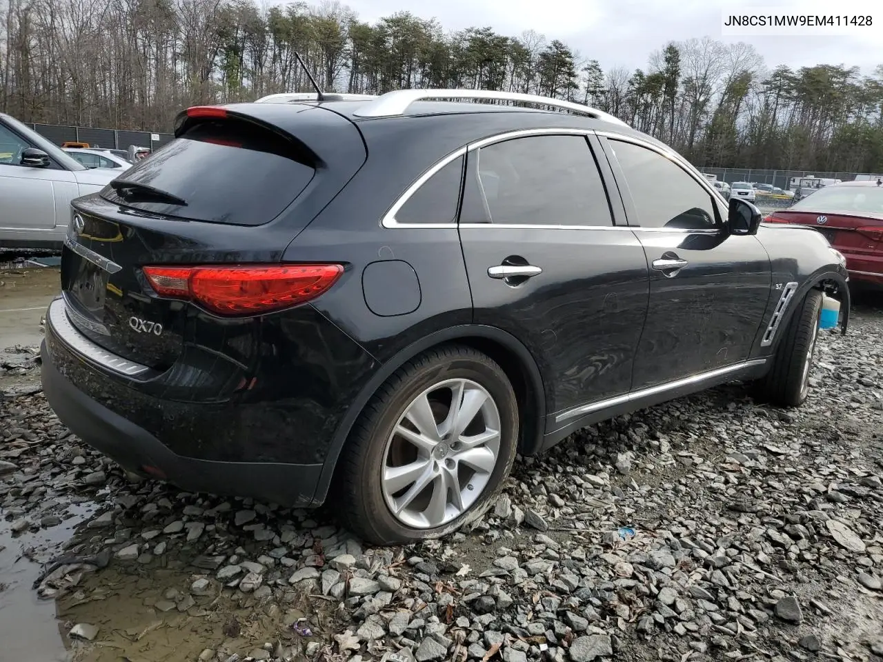 2014 Infiniti Qx70 VIN: JN8CS1MW9EM411428 Lot: 48016895