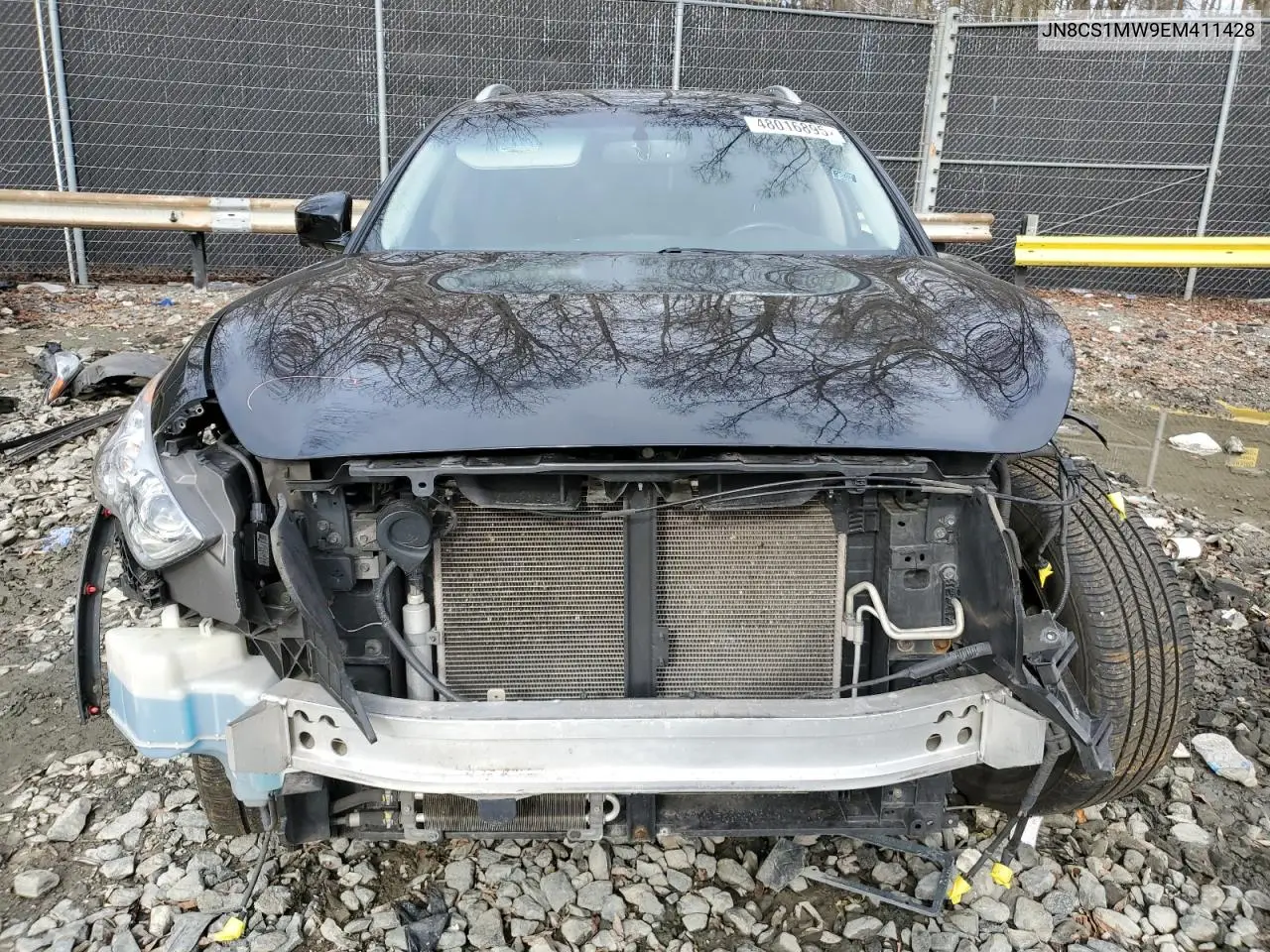 2014 Infiniti Qx70 VIN: JN8CS1MW9EM411428 Lot: 48016895