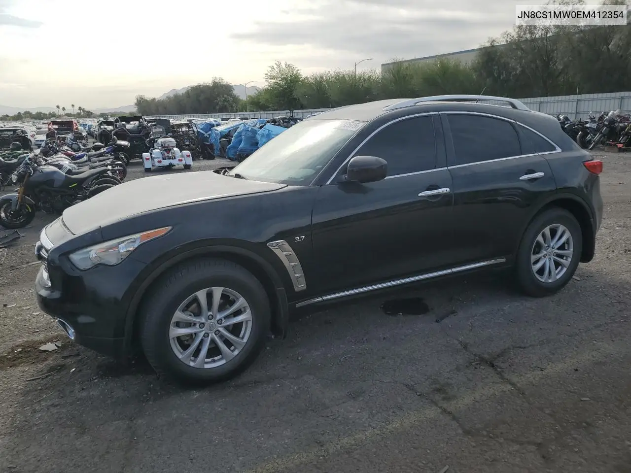 2014 Infiniti Qx70 VIN: JN8CS1MW0EM412354 Lot: 53822575