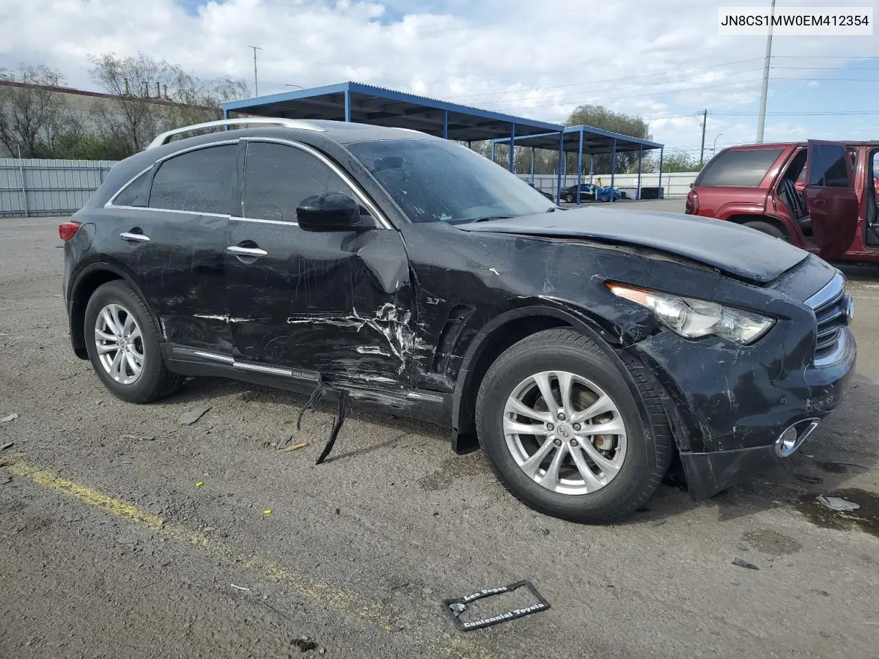 2014 Infiniti Qx70 VIN: JN8CS1MW0EM412354 Lot: 53822575