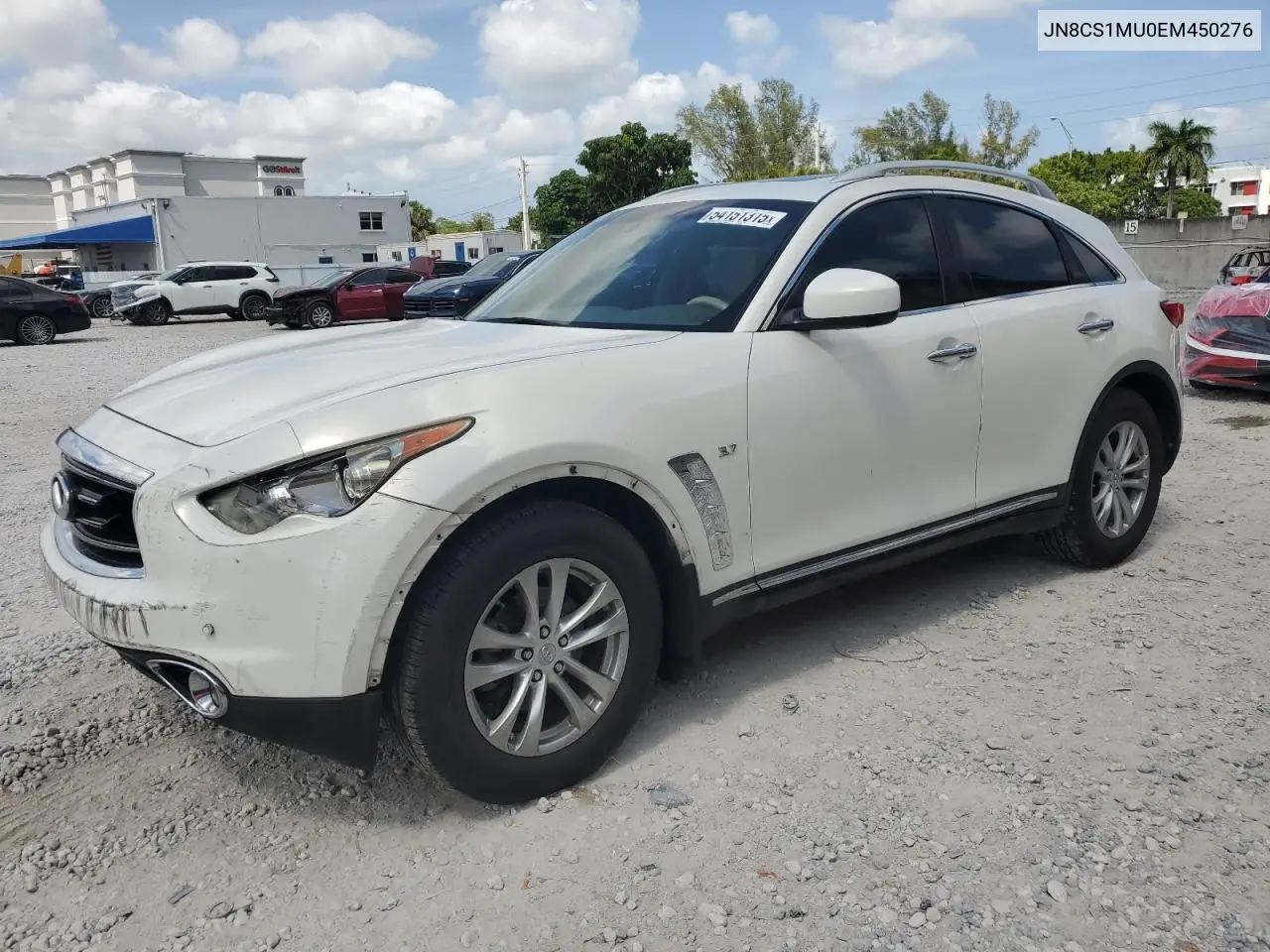 2014 Infiniti Qx70 VIN: JN8CS1MU0EM450276 Lot: 54151315
