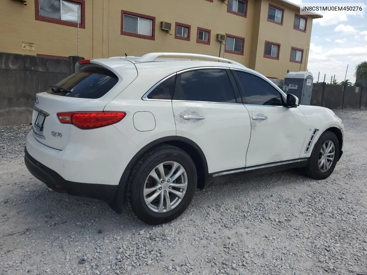 2014 Infiniti Qx70 VIN: JN8CS1MU0EM450276 Lot: 54151315