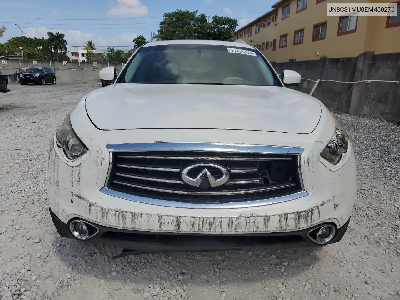 2014 Infiniti Qx70 VIN: JN8CS1MU0EM450276 Lot: 54151315